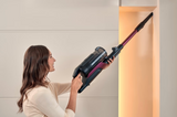 Ⓜ️🔵🔵🔵 Hoover HF610HX 011 - [📦🚨Spedizione immediata!🚚💨] Scopa elettrica senza filo, senza sacco, tubo pieghevole, SVUOTAMENTO FACILE, Sensore del pavimento, SUPER-POTENTE 650 W, colore Magenta