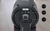 Ⓜ️🔵🔵🔵 Hoover HF610HX 011 - [📦🚨Spedizione immediata!🚚💨] Scopa elettrica senza filo, senza sacco, tubo pieghevole, SVUOTAMENTO FACILE, Sensore del pavimento, SUPER-POTENTE 650 W, colore Magenta