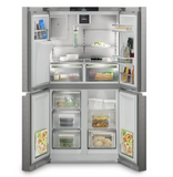 Ⓜ️🔵🔵🔵 LIEBHERR MBsddi 9058 prime BioFresh NoFrost - Frigorifero ad armadio 4 porte ad anta, Ice Maker, dispenser di acqua, SmartDevice, GARANZIA 10 ANNI INCLUSA* originale LIEBHERR, Acciaio inox, 91 x 181 cm, Nuova classe D