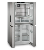 Ⓜ️🔵🔵🔵 LIEBHERR MBsddi 9058 prime BioFresh NoFrost - Frigorifero ad armadio 4 porte ad anta, Ice Maker, dispenser di acqua, SmartDevice, GARANZIA 10 ANNI INCLUSA* originale LIEBHERR, Acciaio inox, 91 x 181 cm, Nuova classe D