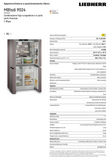 Ⓜ️🔵🔵🔵 LIEBHERR MBtsdi 9024 plus BioFresh NoFrost - Frigorifero ad armadio 4 porte ad anta, Ice Maker, SmartDevice, GARANZIA 10 ANNI INCLUSA* originale LIEBHERR, Acciaio Color Terra, 91 x 181 cm, Nuova classe D