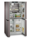 Ⓜ️🔵🔵🔵 LIEBHERR MBtsdi 9024 plus BioFresh NoFrost - Frigorifero ad armadio 4 porte ad anta, Ice Maker, SmartDevice, GARANZIA 10 ANNI INCLUSA* originale LIEBHERR, Acciaio Color Terra, 91 x 181 cm, Nuova classe D