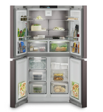 Ⓜ️🔵🔵🔵 LIEBHERR MBtsdi 9024 plus BioFresh NoFrost - Frigorifero ad armadio 4 porte ad anta, Ice Maker, SmartDevice, GARANZIA 10 ANNI INCLUSA* originale LIEBHERR, Acciaio Color Terra, 91 x 181 cm, Nuova classe D
