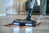 Ⓜ️🔵🔵🔵 Hoover HF350HP 011 - Scopa elettrica PREMIUM PRO senza filo CON STAZIONE DI RICARICA E SVUOTAMENTO, Autonomia fino a 60 minuti, potenza 400 W, spazzola anti twist, capacità serbatoio 0,7 litri