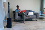 Ⓜ️🔵🔵🔵 Hoover HF350HP 011 - Scopa elettrica PREMIUM PRO senza filo CON STAZIONE DI RICARICA E SVUOTAMENTO, Autonomia fino a 60 minuti, potenza 400 W, spazzola anti twist, capacità serbatoio 0,7 litri