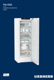 Ⓜ️🔵🔵🔵 LIEBHERR FNe 5006 pure NoFrost - Congelatore verticale con No Frost, GARANZIA 10 ANNI INCLUSA* originale LIEBHERR, libera installazione, bianco, 165,5 x 60 cm, Nuova classe E