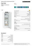 Ⓜ️🔵🔵🔵 LIEBHERR FNe 5006 pure NoFrost - Congelatore verticale con No Frost, GARANZIA 10 ANNI INCLUSA* originale LIEBHERR, libera installazione, bianco, 165,5 x 60 cm, Nuova classe E