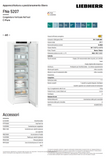Ⓜ️🔵🔵🔵 LIEBHERR FNe 5207 pure NoFrost - Congelatore verticale con No Frost, GARANZIA 10 ANNI INCLUSA* originale LIEBHERR, libera installazione, bianco, 185,5 x 60 cm, Nuova classe E