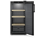 Ⓜ️🔵🔵🔵 LIEBHERR WSbl 4201 GrandCru - Cantina temperata per vini, GARANZIA 10 ANNI INCLUSA* originale LIEBHERR, 141 bottiglie, 1 zona, Nera, 128,4 x 60 cm, Nuova classe D