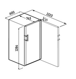 Ⓜ️🔵🔵🔵 LIEBHERR WSbl 4201 GrandCru - Cantina temperata per vini, GARANZIA 10 ANNI INCLUSA* originale LIEBHERR, 141 bottiglie, 1 zona, Nera, 128,4 x 60 cm, Nuova classe D