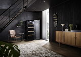 Ⓜ️🔵🔵🔵 LIEBHERR WSbl 4601 GrandCru - Cantina temperata per vini, GARANZIA 10 ANNI INCLUSA* originale LIEBHERR, 166 bottiglie, 1 zona, Nera, 148,4 x 60 cm, Nuova classe E