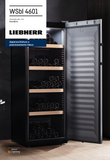 Ⓜ️🔵🔵🔵 LIEBHERR WSbl 4601 GrandCru - Cantina temperata per vini, GARANZIA 10 ANNI INCLUSA* originale LIEBHERR, 166 bottiglie, 1 zona, Nera, 148,4 x 60 cm, Nuova classe E
