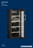 Ⓜ️🔵🔵🔵 LIEBHERR WPbli 5031 GrandCru Selection - Cantina temperata per vini, GARANZIA 10 ANNI INCLUSA* originale LIEBHERR, 196 bottiglie, 1 zona, Nera e Vetro, 168,4 x 60 cm, Nuova classe F