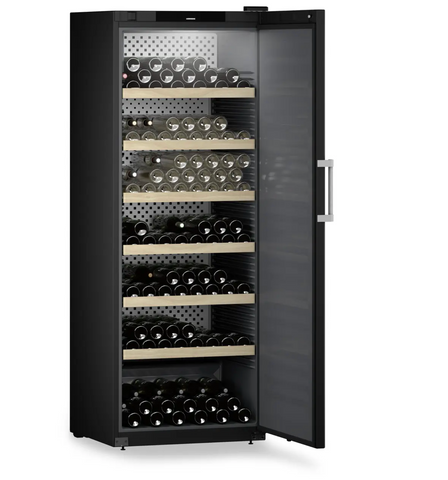 Ⓜ️🔵🔵🔵 LIEBHERR WSbli 7731 GrandCru Selection - Cantina temperata per vini, GARANZIA 10 ANNI INCLUSA* originale LIEBHERR, 324 bottiglie, 1 zona, Nera, 204,4 x 75 cm, Nuova classe E
