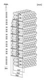 Ⓜ️🔵🔵🔵 LIEBHERR WSbli 7731 GrandCru Selection - Cantina temperata per vini, GARANZIA 10 ANNI INCLUSA* originale LIEBHERR, 324 bottiglie, 1 zona, Nera, 204,4 x 75 cm, Nuova classe E