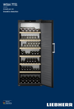 Ⓜ️🔵🔵🔵 LIEBHERR WSbli 7731 GrandCru Selection - Cantina temperata per vini, GARANZIA 10 ANNI INCLUSA* originale LIEBHERR, 324 bottiglie, 1 zona, Nera, 204,4 x 75 cm, Nuova classe E