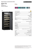 Ⓜ️🔵🔵🔵 LIEBHERR WSbli 7731 GrandCru Selection - Cantina temperata per vini, GARANZIA 10 ANNI INCLUSA* originale LIEBHERR, 324 bottiglie, 1 zona, Nera, 204,4 x 75 cm, Nuova classe E