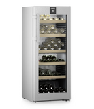 Ⓜ️🔵🔵🔵 LIEBHERR WPsd 4652 Vinidor - Cantina climatizzata per vini, GARANZIA 10 ANNI INCLUSA* originale LIEBHERR, 107 bottiglie, 2 zone, Acciaio inox e Vetro, 145,4 x 60 cm, Nuova classe F
