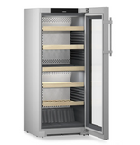 Ⓜ️🔵🔵🔵 LIEBHERR WPsd 4652 Vinidor - Cantina climatizzata per vini, GARANZIA 10 ANNI INCLUSA* originale LIEBHERR, 107 bottiglie, 2 zone, Acciaio inox e Vetro, 145,4 x 60 cm, Nuova classe F
