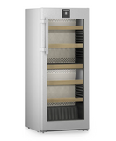 Ⓜ️🔵🔵🔵 LIEBHERR WPsd 4652 Vinidor - Cantina climatizzata per vini, GARANZIA 10 ANNI INCLUSA* originale LIEBHERR, 107 bottiglie, 2 zone, Acciaio inox e Vetro, 145,4 x 60 cm, Nuova classe F
