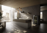 Ⓜ️🔵🔵🔵 LIEBHERR WPsd 4652 Vinidor - Cantina climatizzata per vini, GARANZIA 10 ANNI INCLUSA* originale LIEBHERR, 107 bottiglie, 2 zone, Acciaio inox e Vetro, 145,4 x 60 cm, Nuova classe F