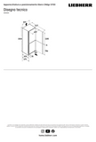 Ⓜ️🔵🔵🔵 LIEBHERR CNdgc 5703 Pure NoFrost - Frigorifero combinato, GARANZIA 10 ANNI INCLUSA, frigo-congelatore con EasyFresh e NoFrost, Grigio Scuro, 201,5 x 60 cm, Nuova classe C