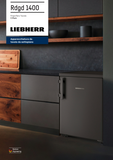 Ⓜ️🔵🔵🔵 LIEBHERR Rdgd 1400 Pure - Frigorifero da tavolo, GARANZIA 10 ANNI INCLUSA* originale LIEBHERR, libera installazione, Grigio Scuro, 85 x 55 cm, Nuova classe D
