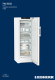 Ⓜ️🔵🔵🔵 LIEBHERR FNd 5036 plus NoFrost - Congelatore verticale con No Frost, GARANZIA 10 ANNI INCLUSA* originale LIEBHERR, libera installazione, bianco, 165,5 x 60 cm, Nuova classe D
