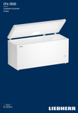 Ⓜ️🔵🔵🔵 LIEBHERR CFe 2500 pure - Congelatore a pozzo con SmartFrost, GARANZIA 10 ANNI INCLUSA* originale LIEBHERR, libera installazione, bianco, 167 x 82 cm, Nuova classe E