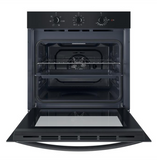 Ⓜ️🔵🔵🔵 Indesit IO235HB - Forno elettrico da incasso, nero, multifunzione, 66 litri, Classe A