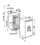 Ⓜ️🔵🔵🔵 LIEBHERR IRe 4100 pure - Frigorifero monoporta da incasso con EasyFresh, GARANZIA 10 ANNI INCLUSA* originale LIEBHERR, porta autoportante, bianco, 122 x 60 cm, Nuova classe E