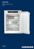 Ⓜ️🔵🔵🔵 LIEBHERR IFNd 3503 pure NoFrost - Congelatore verticale da incasso con NoFrost, GARANZIA 10 ANNI INCLUSA* originale LIEBHERR, porta autoportante, bianco, 72 x 60 cm, Nuova classe D