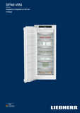Ⓜ️🔵🔵🔵 LIEBHERR SIFNdi 4556 prime NoFrost - Congelatore verticale da incasso con NoFrost, GARANZIA 10 ANNI INCLUSA* originale LIEBHERR, porta autoportante, bianco, 140 x 60 cm, Nuova classe D