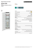 Ⓜ️🔵🔵🔵 LIEBHERR SIFNe 5108 pure NoFrost - Congelatore verticale da incasso con NoFrost, GARANZIA 10 ANNI INCLUSA* originale LIEBHERR, porta autoportante, bianco, 177 x 60 cm, Nuova classe E