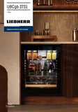 Ⓜ️🔵🔵🔵 LIEBHERR UBCgb 3731 plus - Frigorifero per bevande sottopiano da incasso con porta a vetro GlassBlack, GARANZIA 10 ANNI INCLUSA* originale LIEBHERR, Nero e Vetro, 86 x 60 cm, Nuova classe B