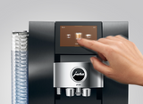 Ⓜ️🔵🔵🔵 JURA Z10 Aluminium Black (EB) - Macchina da caffè espresso COMPLETAMENTE AUTOMATICA, colore Aluminium Black, 51 Bevande, anche con latte, Sweet Foam, Cold Brew, Light Brew