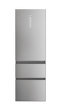 Ⓜ️🔵🔵🔵 Haier  HTW 3618DNMG - [📦🚨Spedizione immediata!🚚💨] Frigorifero combinato 3 porte, 1 anta frigo sopra e 2 cassettoni congelatore sotto, largo 60 alto 185 cm, color argento, Nuova classe D