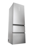 Ⓜ️🔵🔵🔵 Haier  HTW 3618DNMG - [📦🚨Spedizione immediata!🚚💨] Frigorifero combinato 3 porte, 1 anta frigo sopra e 2 cassettoni congelatore sotto, largo 60 alto 185 cm, color argento, Nuova classe D