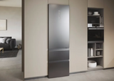 Ⓜ️🔵🔵🔵 Haier  HTW 3618DNMG - [📦🚨Spedizione immediata!🚚💨] Frigorifero combinato 3 porte, 1 anta frigo sopra e 2 cassettoni congelatore sotto, largo 60 alto 185 cm, color argento, Nuova classe D