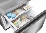 Ⓜ️🔵🔵🔵 Haier  HTW 3618DNMG - [📦🚨Spedizione immediata!🚚💨] Frigorifero combinato 3 porte, 1 anta frigo sopra e 2 cassettoni congelatore sotto, largo 60 alto 185 cm, color argento, Nuova classe D