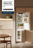 Ⓜ️🔵🔵🔵 LIEBHERR ICBNai 5153 prime BioFresh NoFrost - Frigorifero combinato da incasso con BioFresh e NoFrost, GARANZIA 10 ANNI INCLUSA originale LIEBHERR, Combinazione frigo sopra e congelatore sotto, porta autoportante, 178 x 60 cm, Nuova classe A