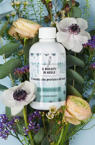Ⓜ️🔵🔵🔵 IL BUCATO DI ADELE flower breeze - [📦🚨Spedizione immediata!🚚💨] Profumatore concentrato per bucato in lavatrice, fragranza "FLOWER BREEZE", 1 flacone da 500 ml,  🐾💕 NON TESTATO SU ANIMALI 🌱 100% VEGAN, 🇮🇹 MADE IN ITALY