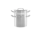 Ⓜ️🔵🔵🔵 Fissler Scolapasta - Scolapasta, Cottura al vapore, Serie Original-Profi Collection Multistar, Capacità 6 Litri, Diametro 20 cm, Coperchio con funzione Condensate-Plus