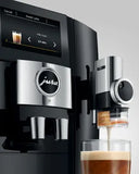 Ⓜ️🔵🔵🔵 JURA J8 Piano Black - Macchina da caffè espresso COMPLETAMENTE AUTOMATICA, colore Piano Black, 31 Bevande, anche con latte, Funzione Sweet Foam