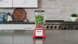 Ⓜ️🔵🔵🔵 BLENDTEC Total Blender Red - Frullatore professionale ad altissime prestazioni, caraffa in Tritan da 1100 ml, senza BPA (BPA FREE), colore rosso, GARANZIA 8 ANNI del produttore INCLUSA, potenza 1560 W, LAVABILE IN LAVASTOVIGLIE