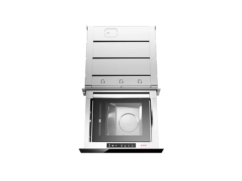 Ⓜ️🔵🔵🔵 ILVE VM615S - Cassetto per sottovuoto, A campana, 60 cm, Capacità 6.4 L, Vetro nero, Linea Professional Plus, Incasso