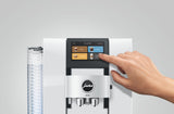 Ⓜ️🔵🔵🔵 JURA Z10 Diamond White - Macchina da caffè espresso COMPLETAMENTE AUTOMATICA, colore Diamond White, 51 Bevande, anche con latte, Sweet Foam, Cold Brew, Light Brew