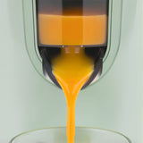 Ⓜ️🔵🔵🔵 SWEISS ZEST7 - Spremiagrumi elettrico di altissima qualità, SENZA BPA GARANTITO, corpo in acciaio inox, rivestimento VERDE RETRÒ, lavabile in LAVASTOVIGLIE, con BRACCIO IN ACCIAIO INOX ROBUSTISSIMO