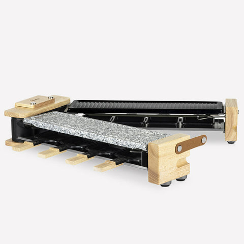 set di sottopentole per raclette 4 pezzi BAAR, tavola per raclette in legno 14 x 9,5 cm, legno set di sottopentole per raclette 4 pezzi BAAR, tavola per raclette in legno 14 x 9,5 cm, legno