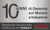Ⓜ️🔵🔵🔵 Asko W 6124 X W-3 - Lavatrice 12 kg, 1400 giri, Bianco, Nuova classe A